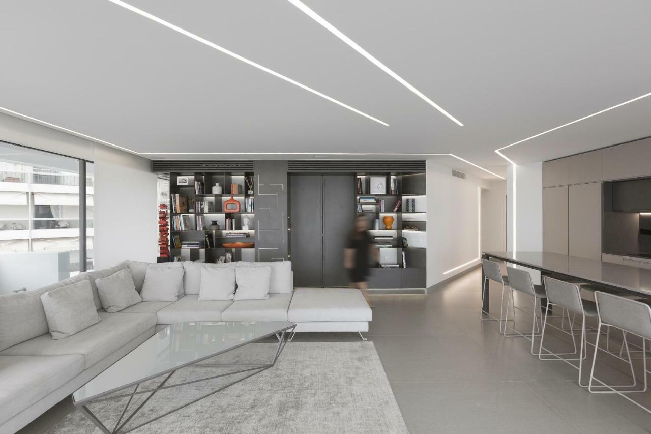 Infinity Sea View Apartment Tesalonika Bagian luar foto